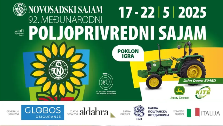 Na Poljoprivrednom sajmu od 17. do 22. maja 1.000 izlagača